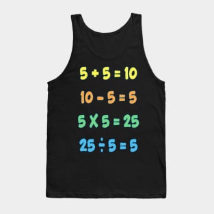 Beginning With Mathematical Operations Tank Top